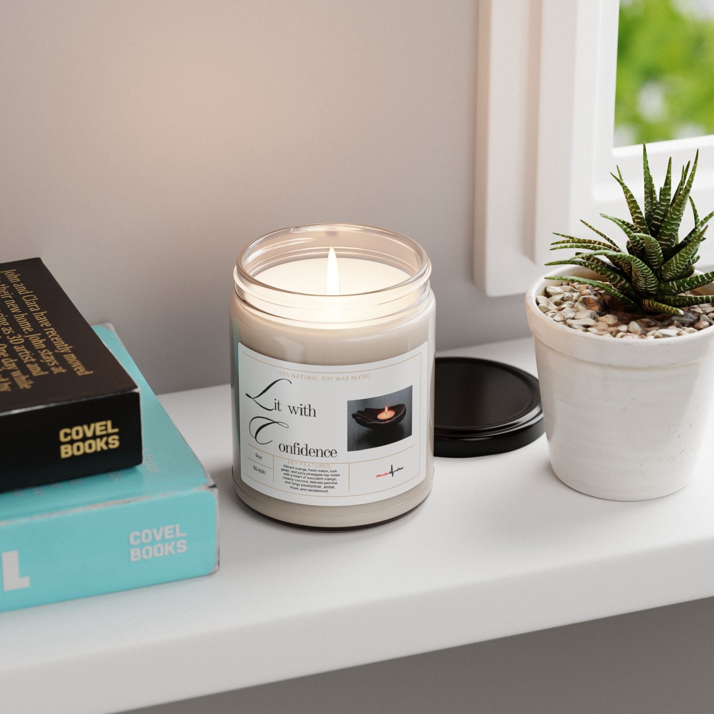 Lit With Confidence Scented Soy Candle, 9oz