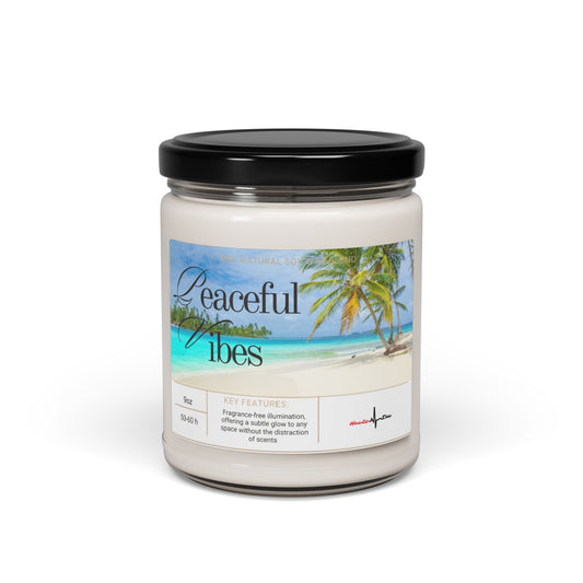 Peaceful Vibes  Scented Soy Candle, 9oz