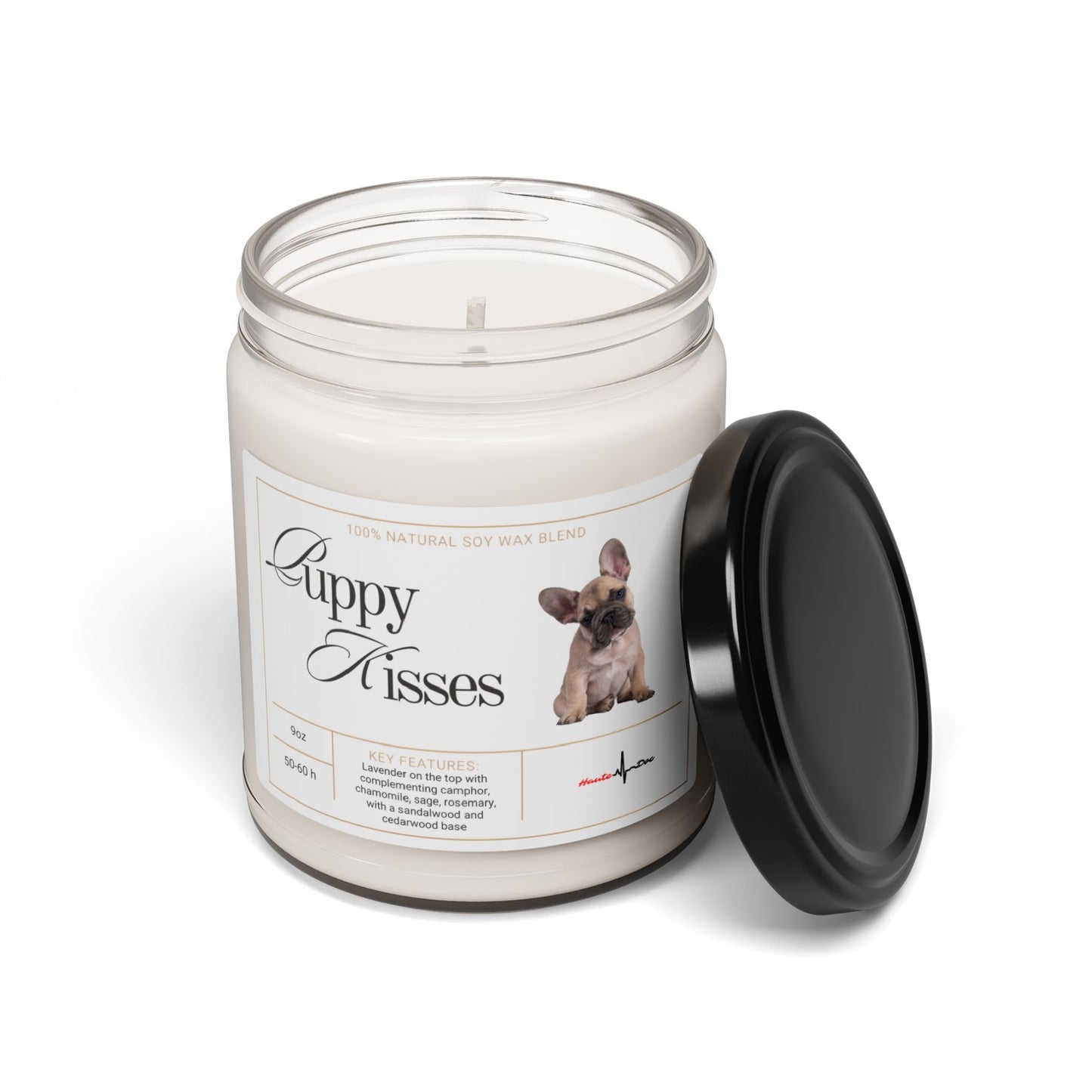 Puppy Kisses White Sage & Lavender Scented Soy Candle, 9oz