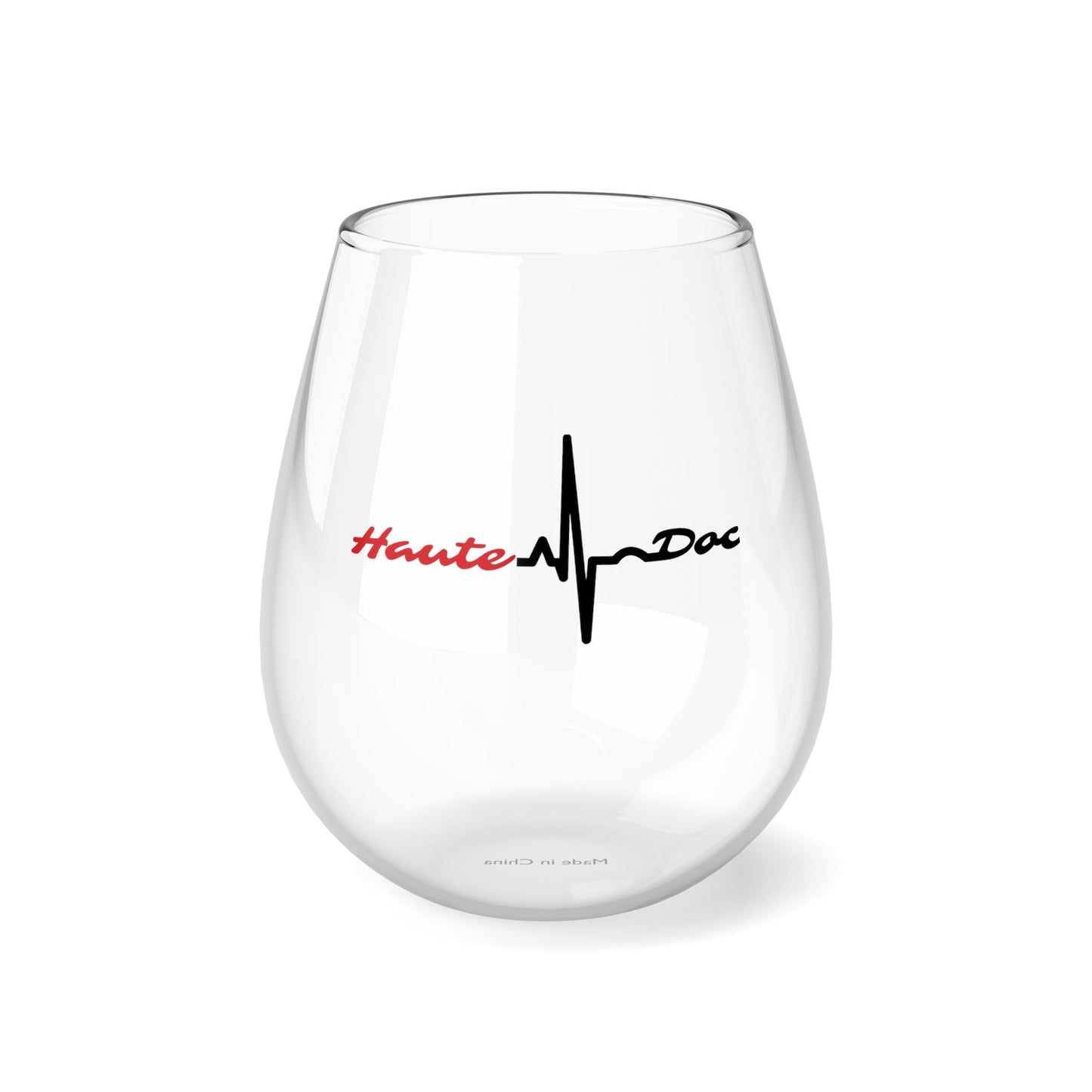 Haute Doc Official  Stemless Wine Glass, 11.75oz