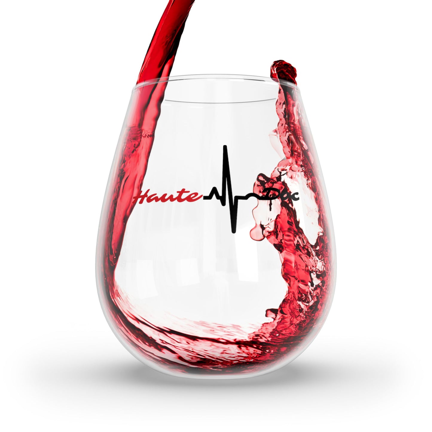 Haute Doc Official  Stemless Wine Glass, 11.75oz