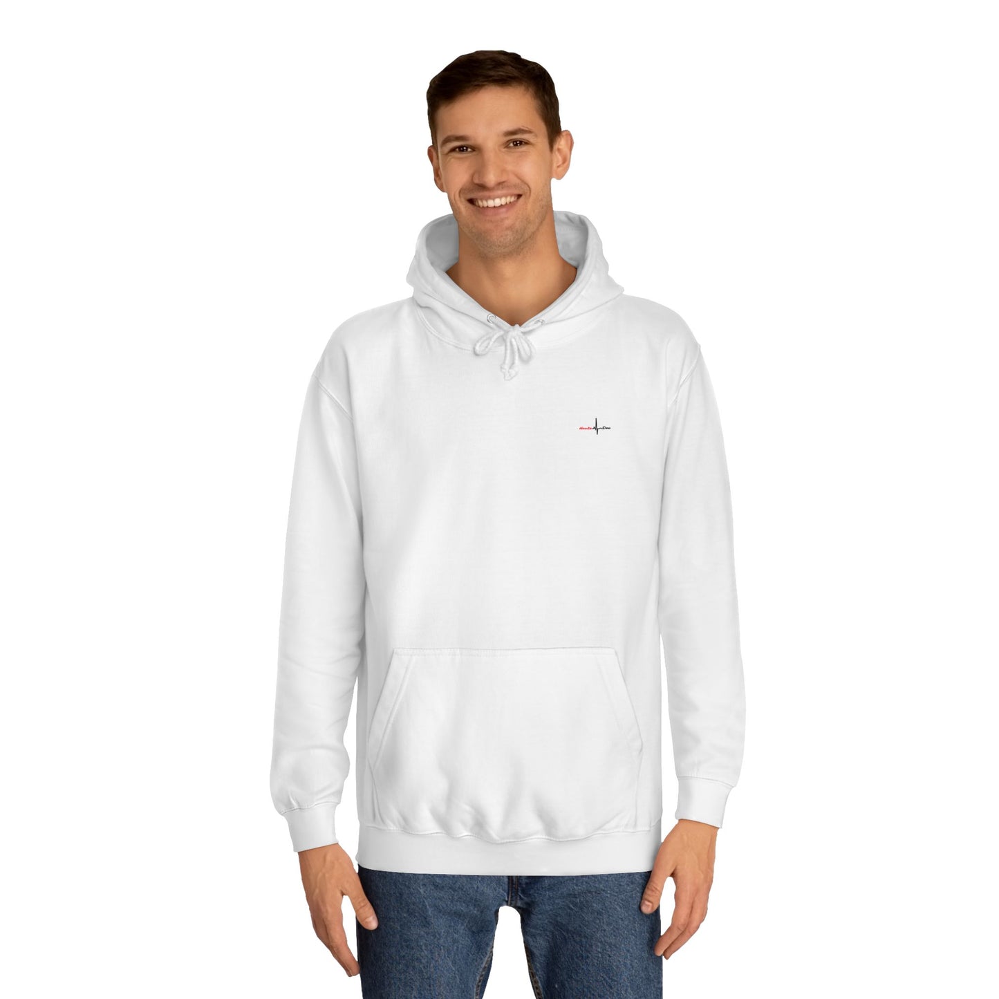 Shhhhh ...Protecting Mental Health  Unisex College Hoodie
