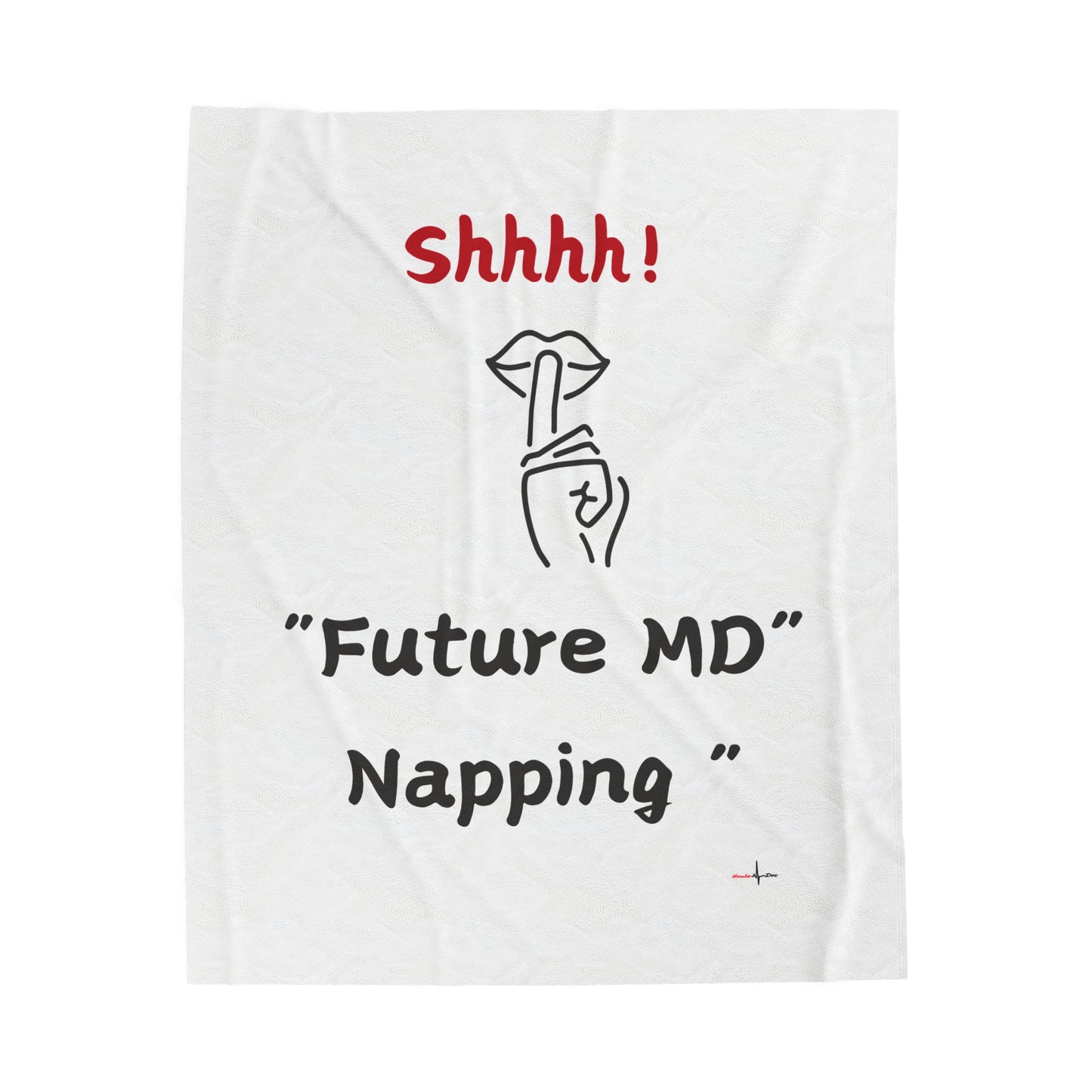 Shhh future Dr.Sleeping !...... Cozy Velveteen Super Plush Blanket