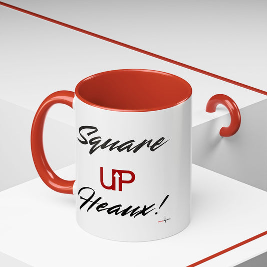 Square UP!  Haute Doc Official Merch  Accent Coffee Mug (11, 15oz)