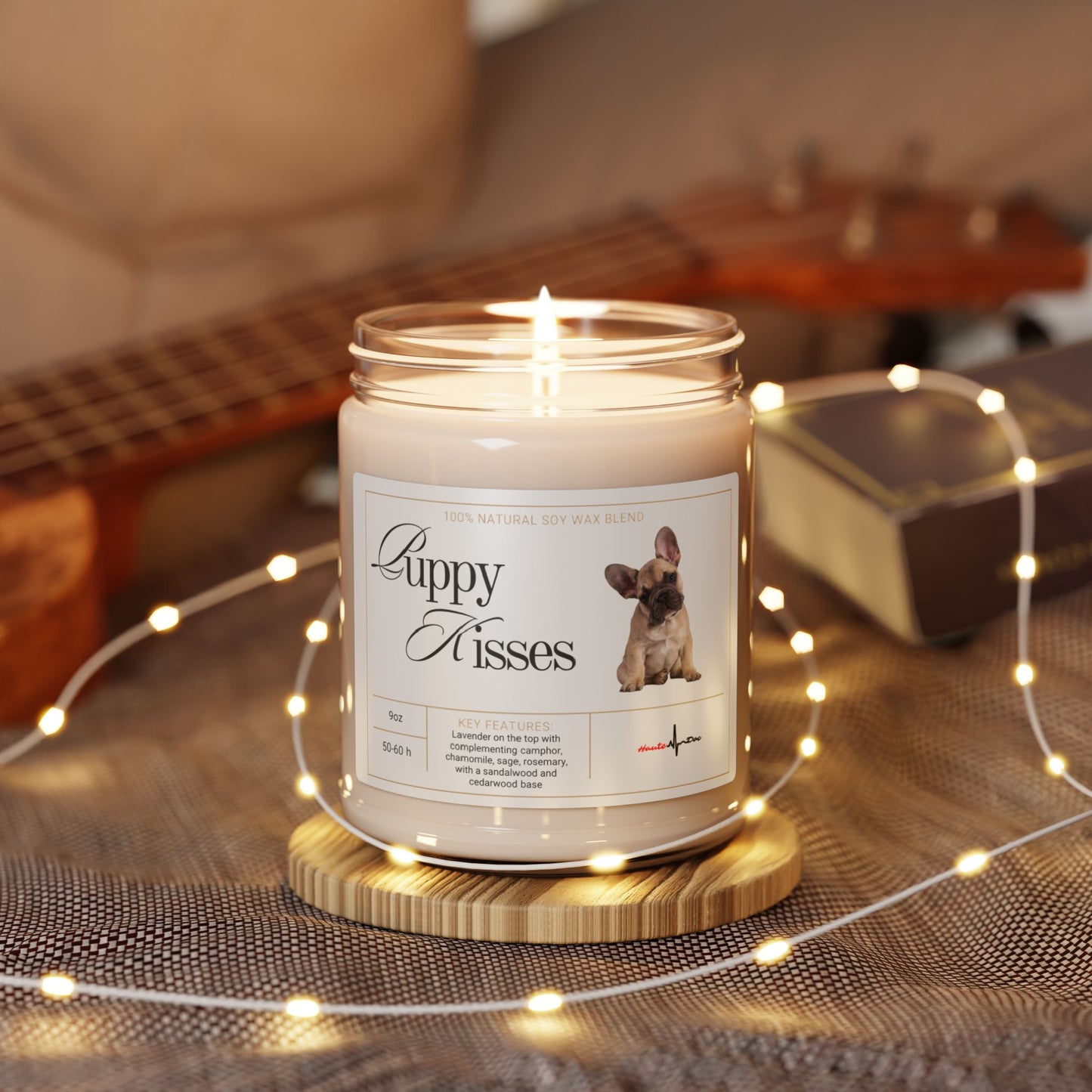 Puppy Kisses White Sage & Lavender Scented Soy Candle, 9oz