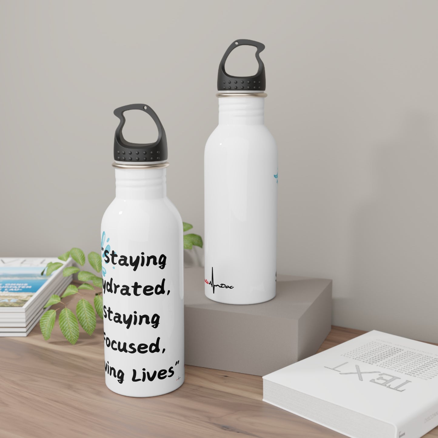 Stay Hydrated ! Stainless Steel Water Bottle