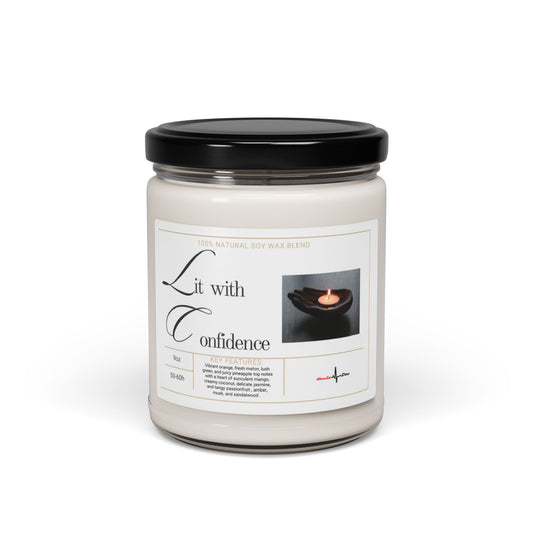 Lit With Confidence  Scented Soy Candle, 9oz