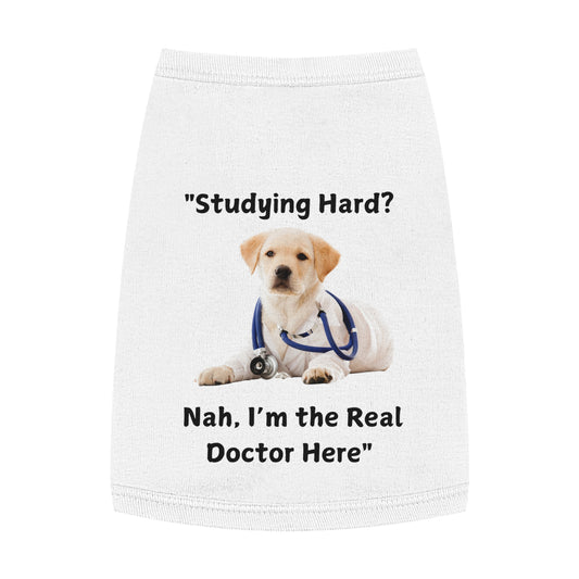 Study Hard ? Pet Tank Top